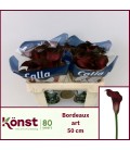 Calla Bordeaux art 50 cm