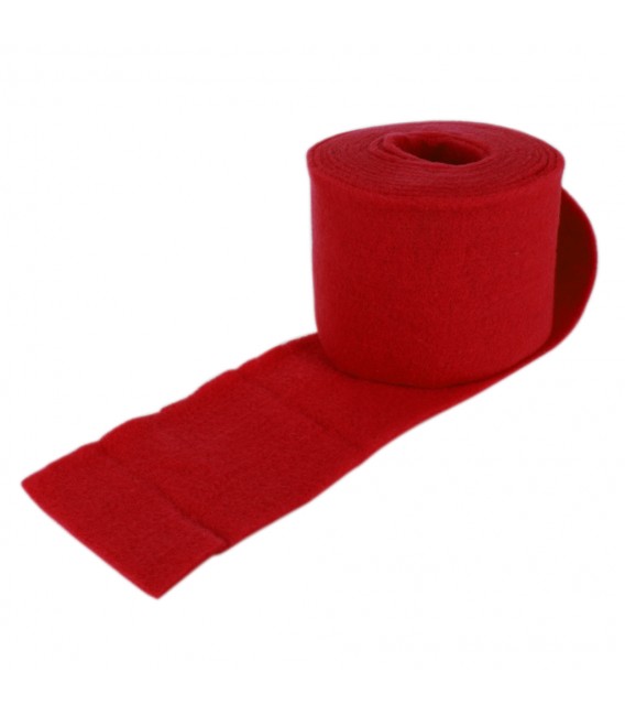 Rouleau feutrine 15 cm x 5 M Rouge