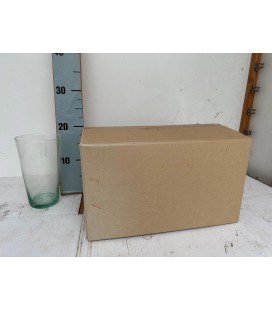 Vase verre conique H20 