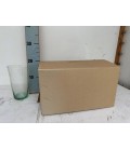 Vase verre conique H20 