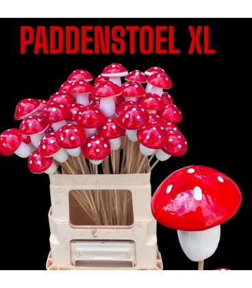 Pics champignon rouge pois x 10