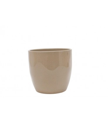 Cache pot Latté ceram Ø19 h 18 ES18