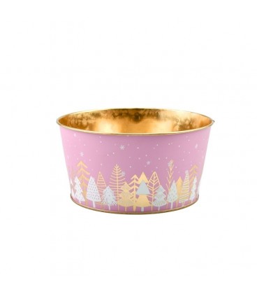 Coupe Noel Rose Or Ø 18 h 09