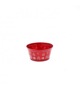 Coupe rouge Snowman Ø 19 h 9
