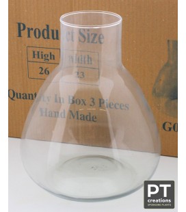 Vase verre Ø 23 