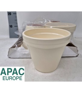 Cache pot creme Ø 17 h 15