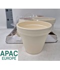 Cache pot creme Ø 17 h 15