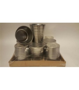 Lot de 9 Pot Céramique ARGENT 12.50